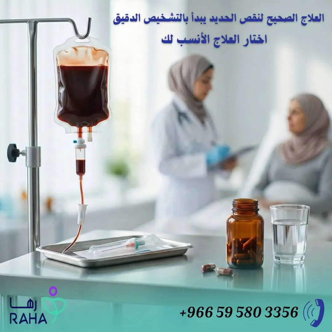 الفرق بين الحديد الوريدي والحديد الفموي